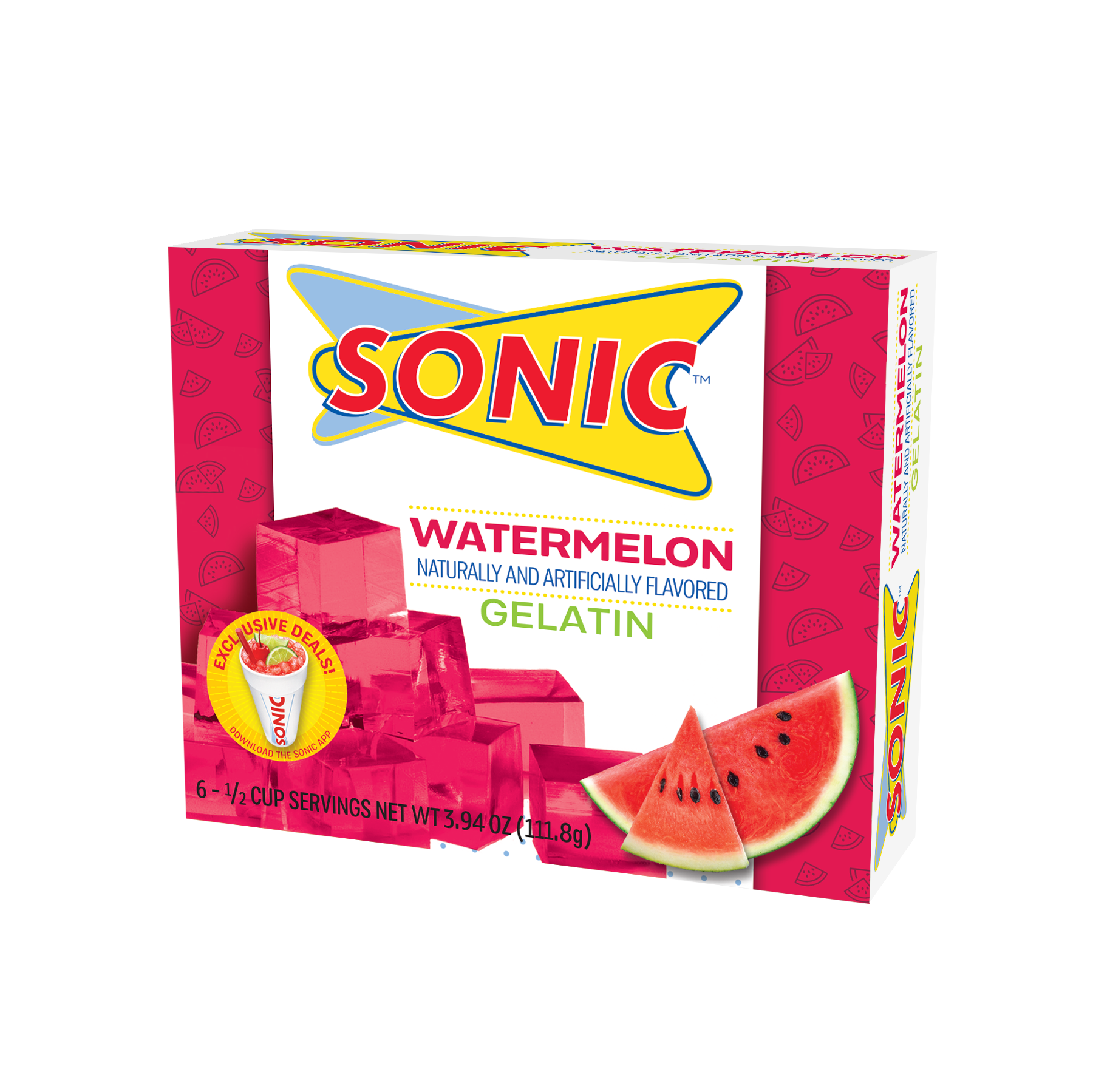 Buy Sonic Watermelon Gelatin it's gluten free & low fodmap