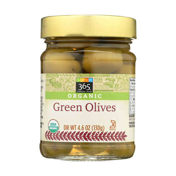 365 Everyday Value Organic Green Olives Nutrition & Ingredients