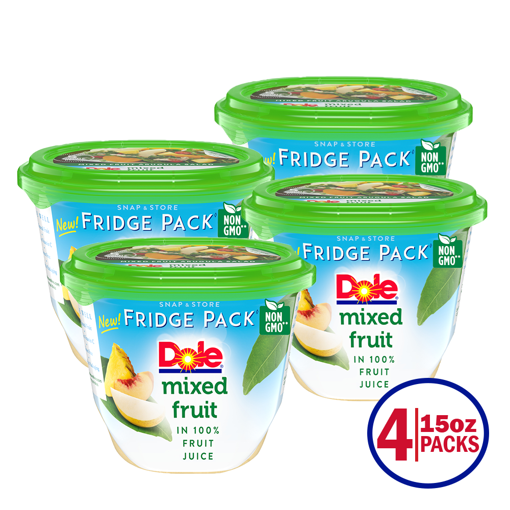 Dole Container Buy Dole Fridge Packs Mixed Fruit In Fruit Juice Resealable Containers ...