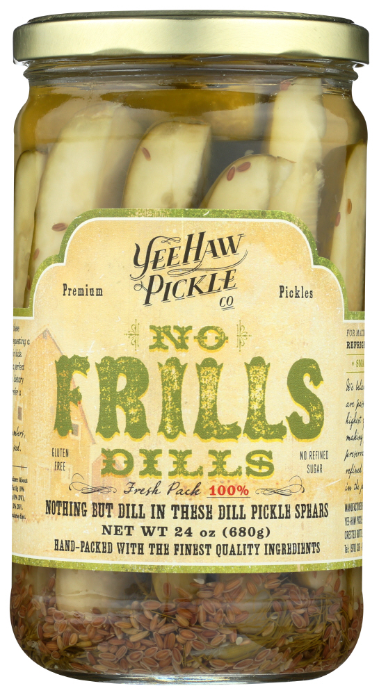 Buy Yeehaw Pickle Dills Pickle No Frills it's vegetarian, pescatarian