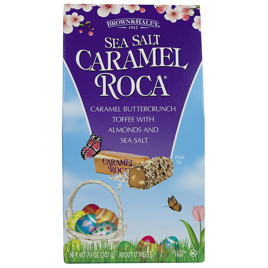 Buy Almond Roca Sea Salt Caramel Candy it's vegetarian, pescatarian