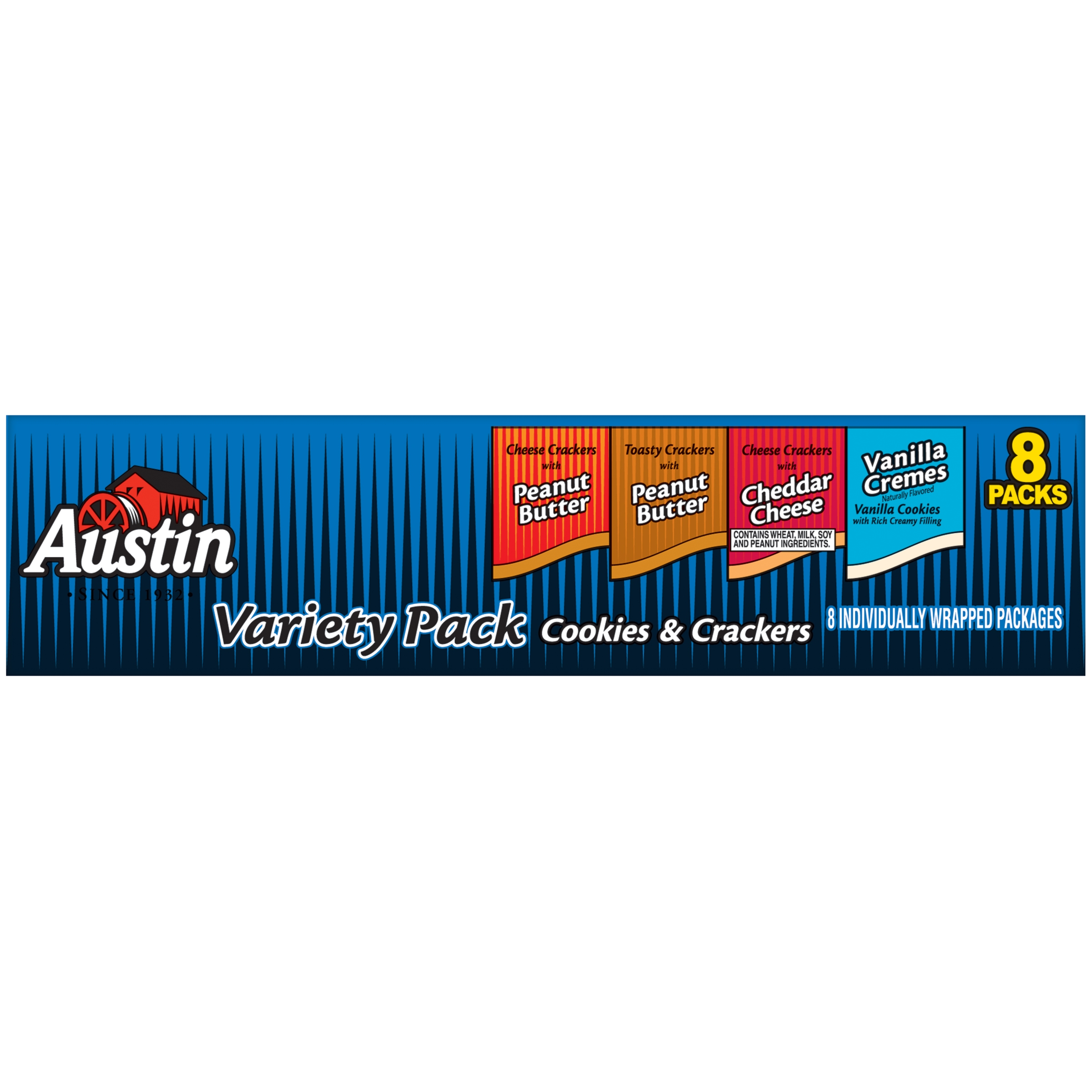 Austin Cookies Crackers Variety Pack: Nutrition & Ingredients | GreenChoice