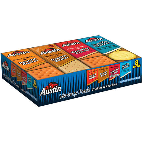 Austin Cookies Crackers Variety Pack: Nutrition & Ingredients | GreenChoice