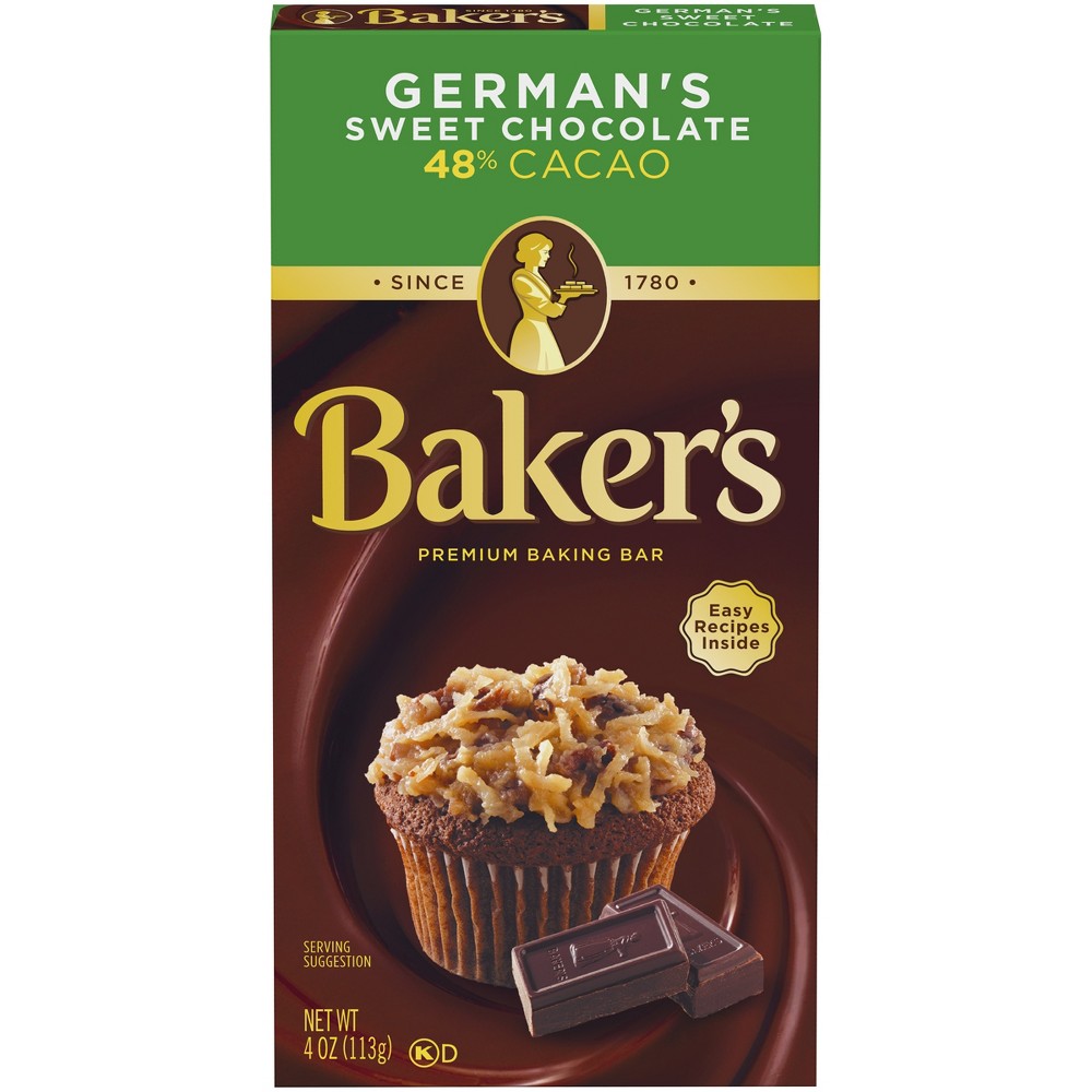 Buy Bakers Premium Germans Sweet Chocolate Baking Bar It s Vegetarian 