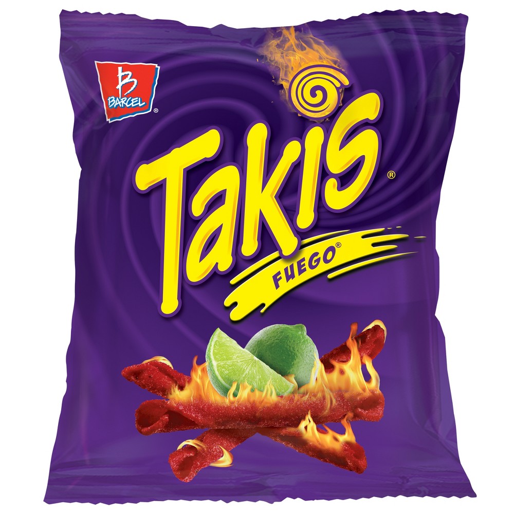 Buy Barcel Takis Fuego Hot Chili Pepper & Lime Tortilla Chips it's