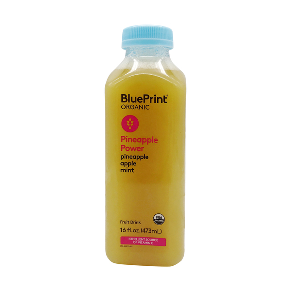 Blueprint Organic Pineapple Power Juice: Nutrition & Ingredients ...