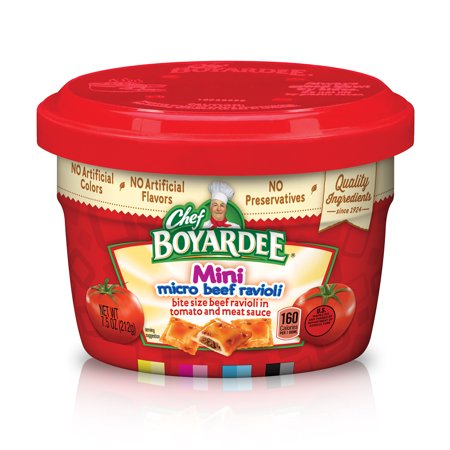 Chef Boyardee Mini Micro Beef Ravioli: Nutrition & Ingredients