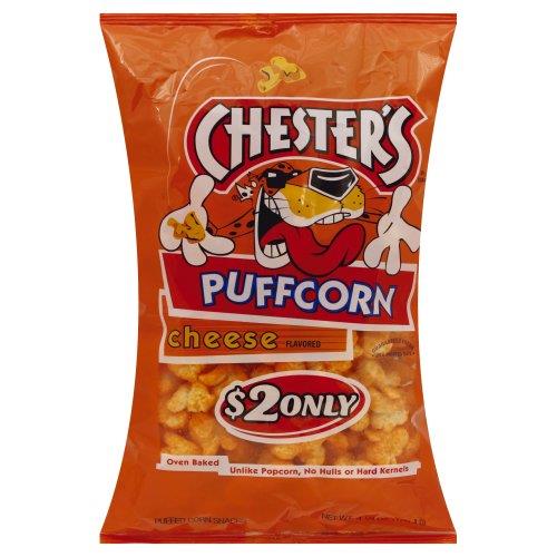 Buy Chester's Puffcorn Cheese Puffs it's pescatarian & gluten free