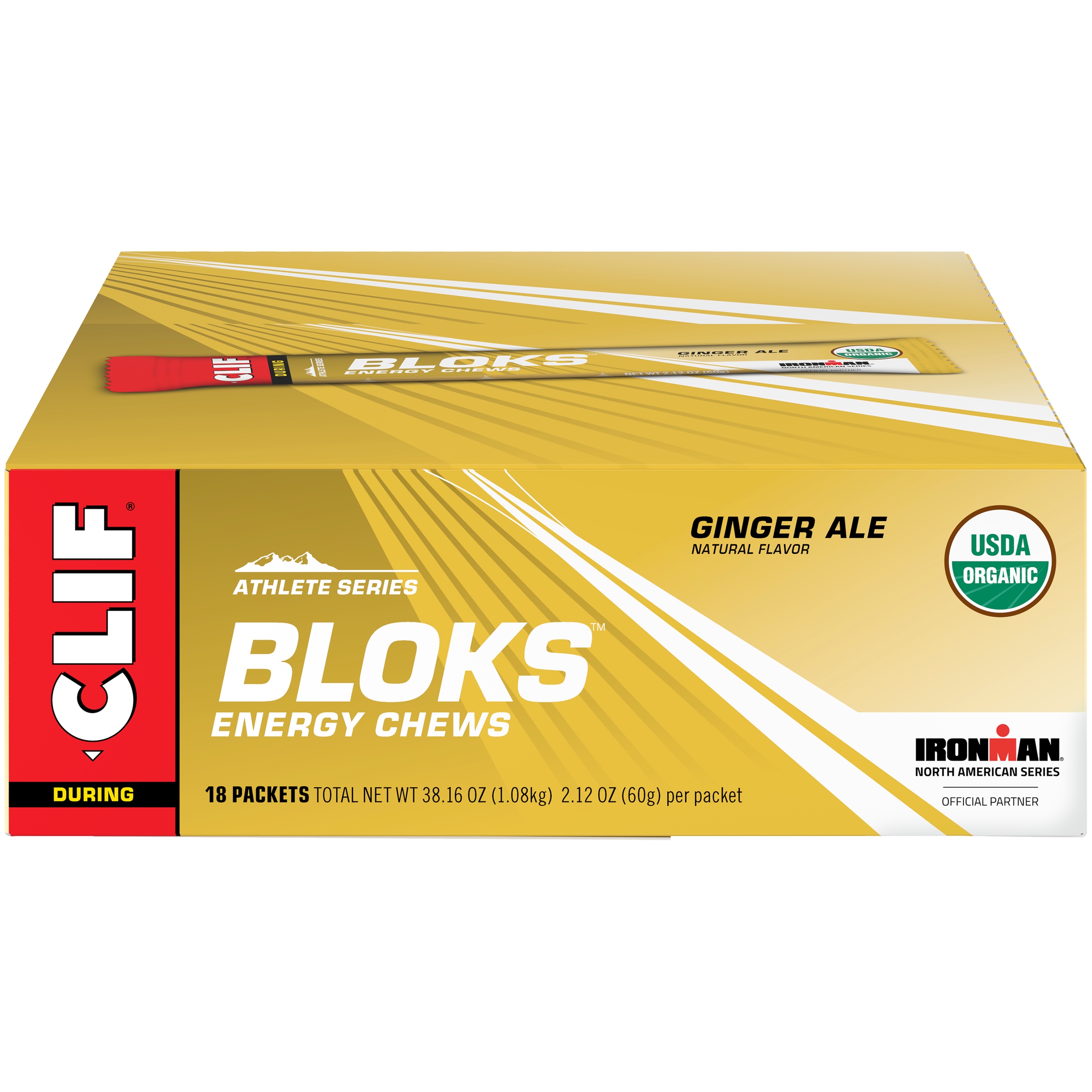 Clif Athlete Series Bloks Ginger Ale Energy Chews Nutrition
