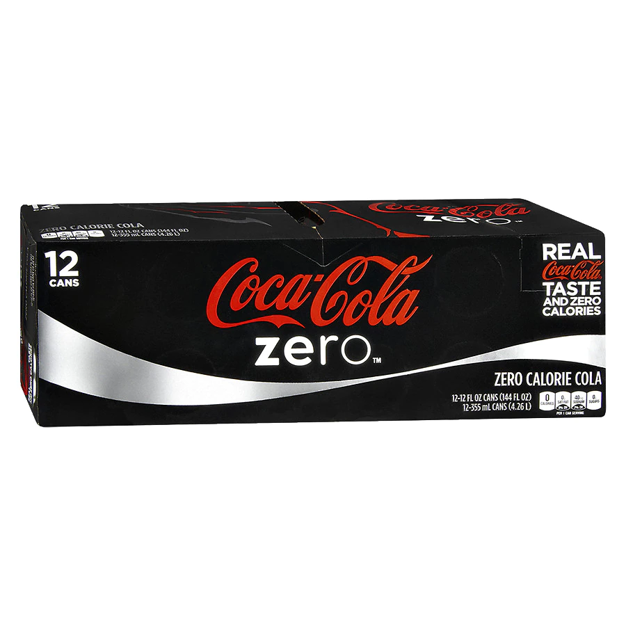Buy Coke Zero Soda Cola it's vegetarian, pescatarian, vegan & plantbased