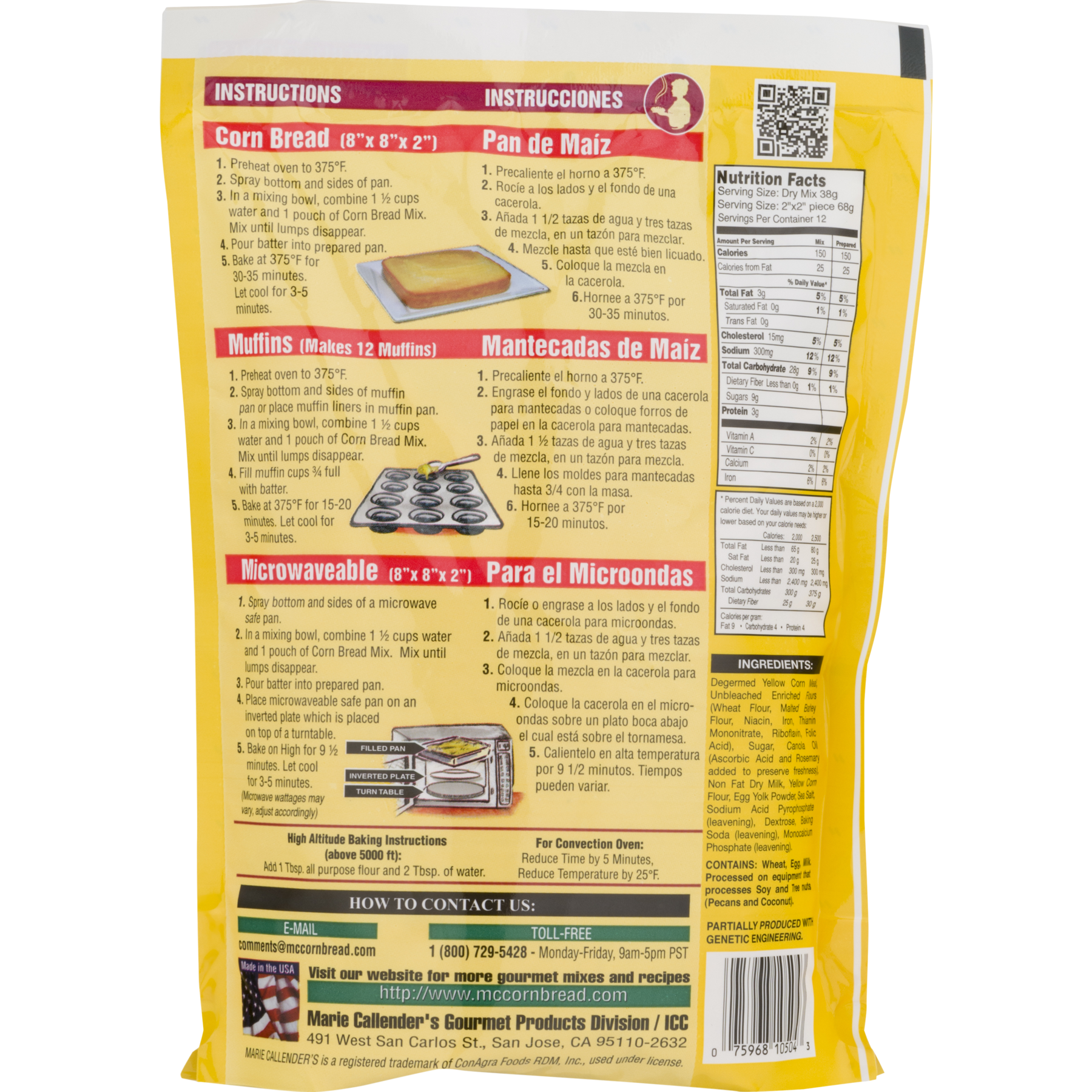 buy-conagra-foods-marie-callenders-corn-bread-mix-it-s-vegetarian-pescatarian-keto