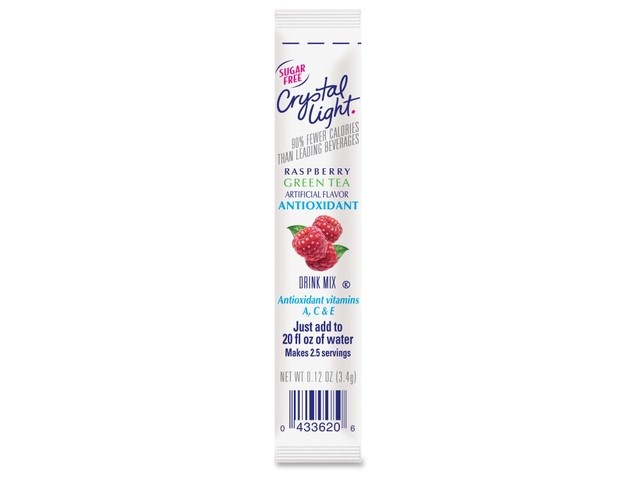 Crystal Light On The Go Raspberry Green Tea: Nutrition & Ingredients ...