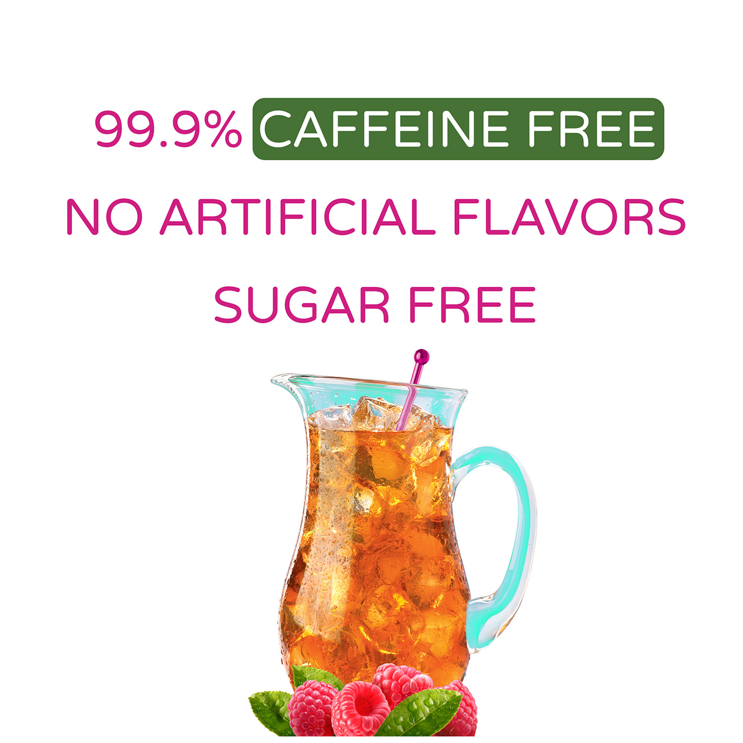 Crystal Light Raspberry Iced Tea Powdered Drink Mix Low Caffeine ...
