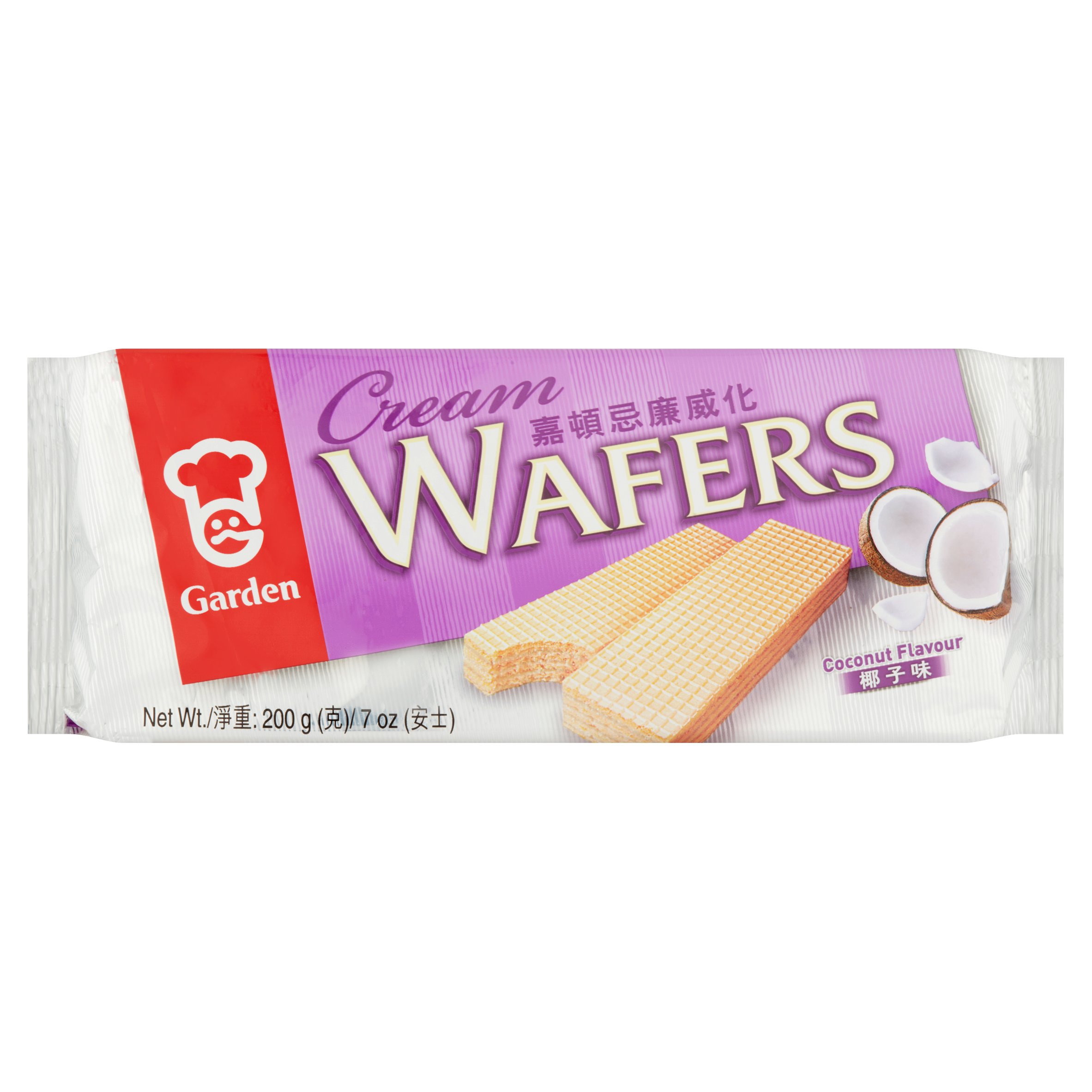 Garden Coconut Flavour Cream Wafers Nutrition & Ingredients GreenChoice