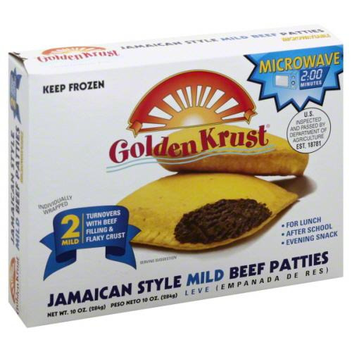 Golden Krust Beef Patties Jamaican Style Nutrition & Ingredients