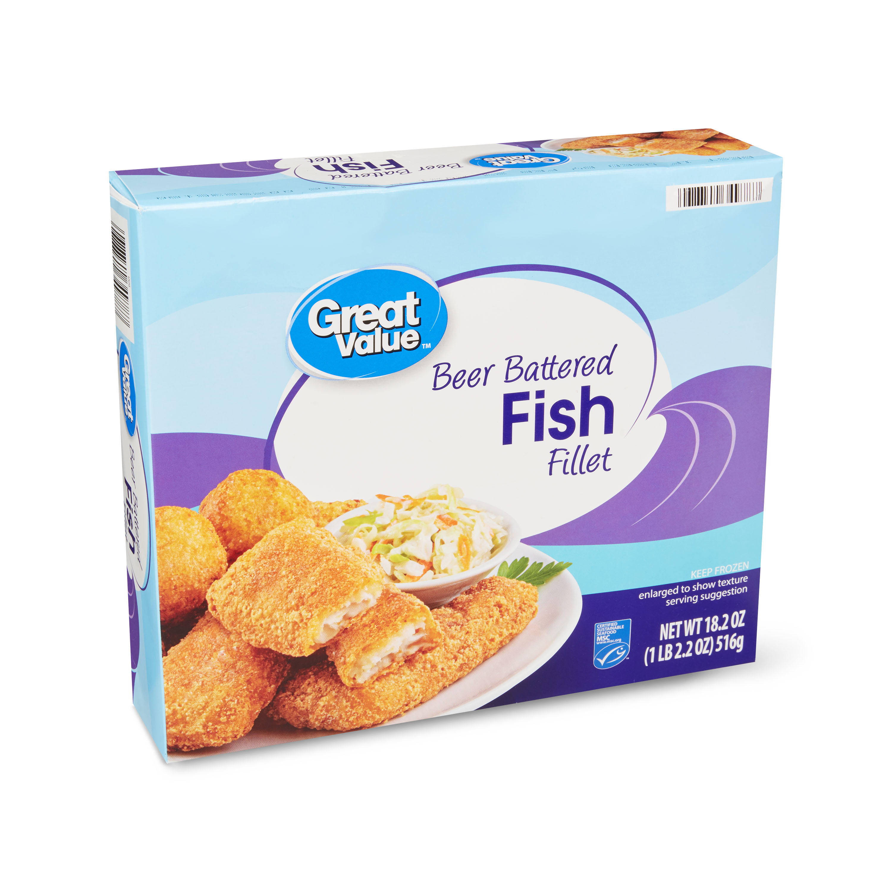 Great Value Beer Battered Fish Fillet Nutrition & Ingredients