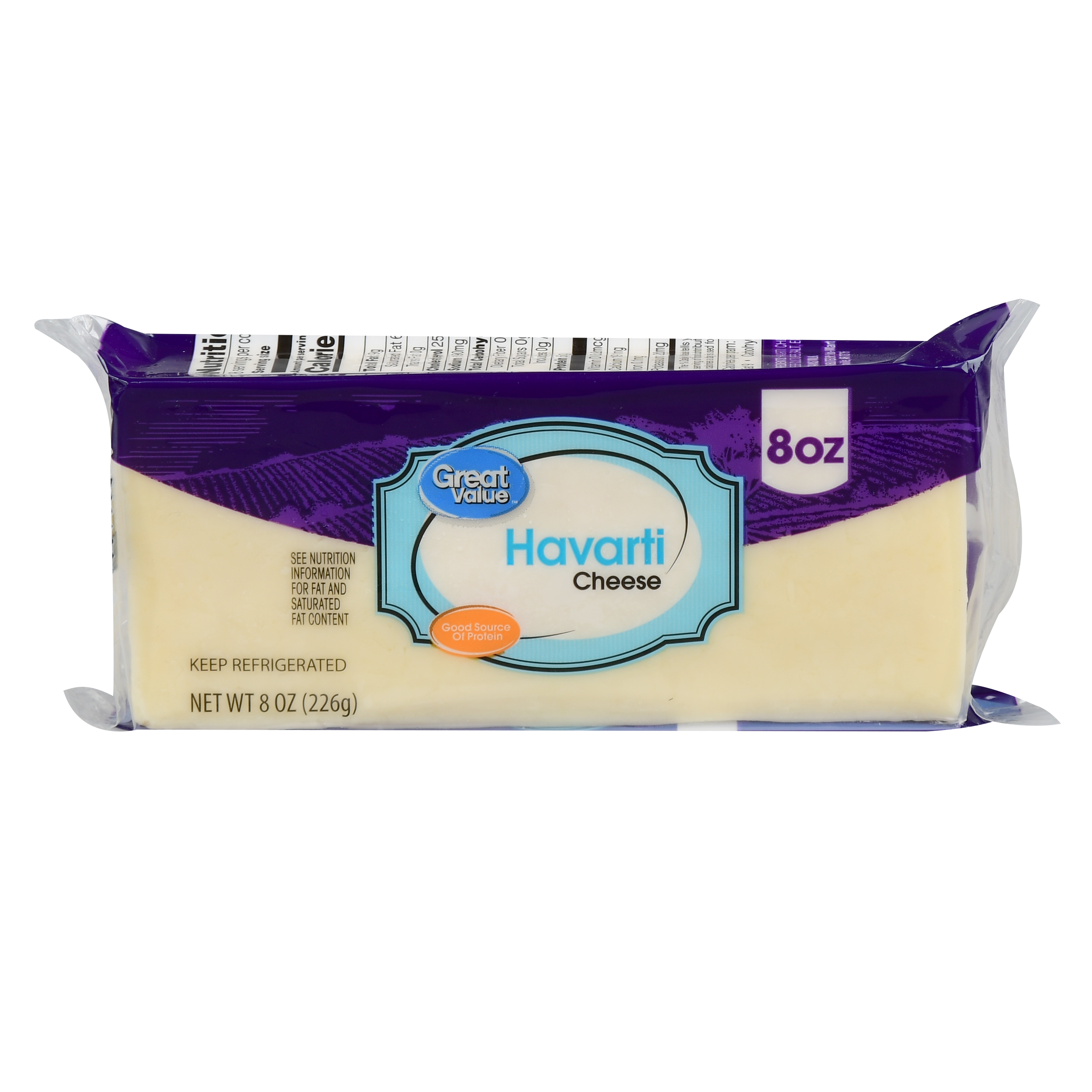 Buy Great Value Havarti Cheese Block it's gluten free, keto