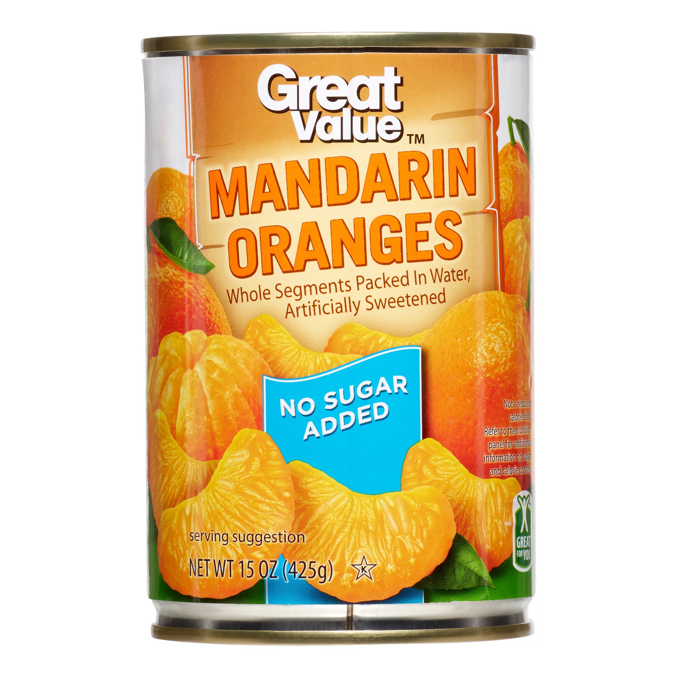 Great Value No Sugar Added Mandarin Oranges Nutrition & Ingredients