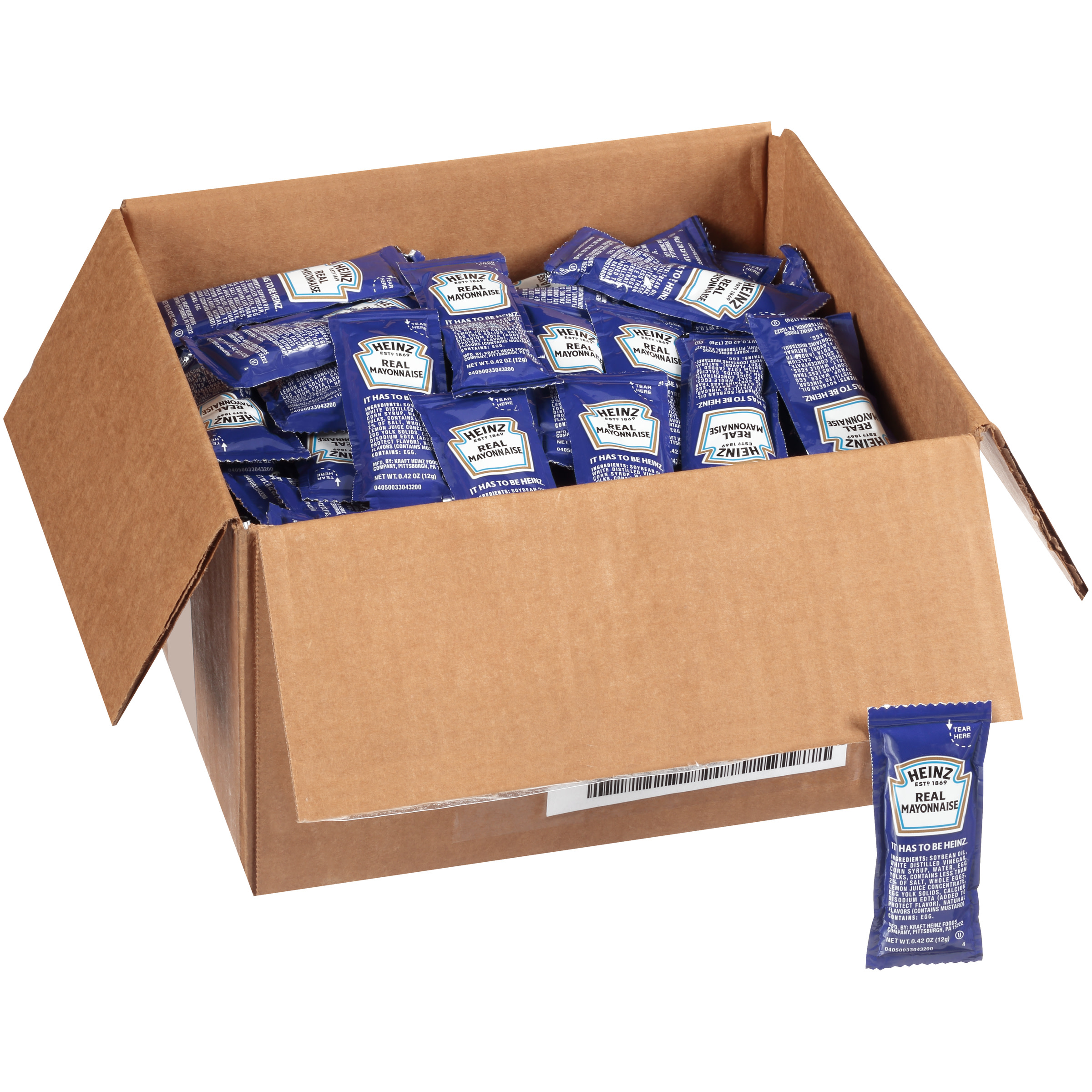 Buy Heinz Single Serve Mayonnaise it's vegetarian, pescatarian