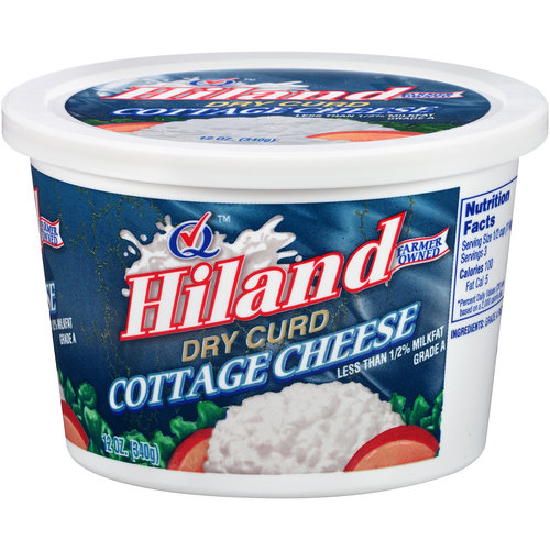 Hiland Dry Curd Cottage Cheese Nutrition & Ingredients GreenChoice