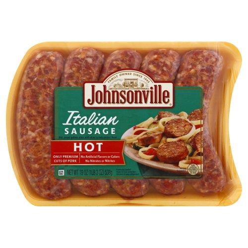 Johnsonville Hot Italian Sausage Nutrition & Ingredients GreenChoice