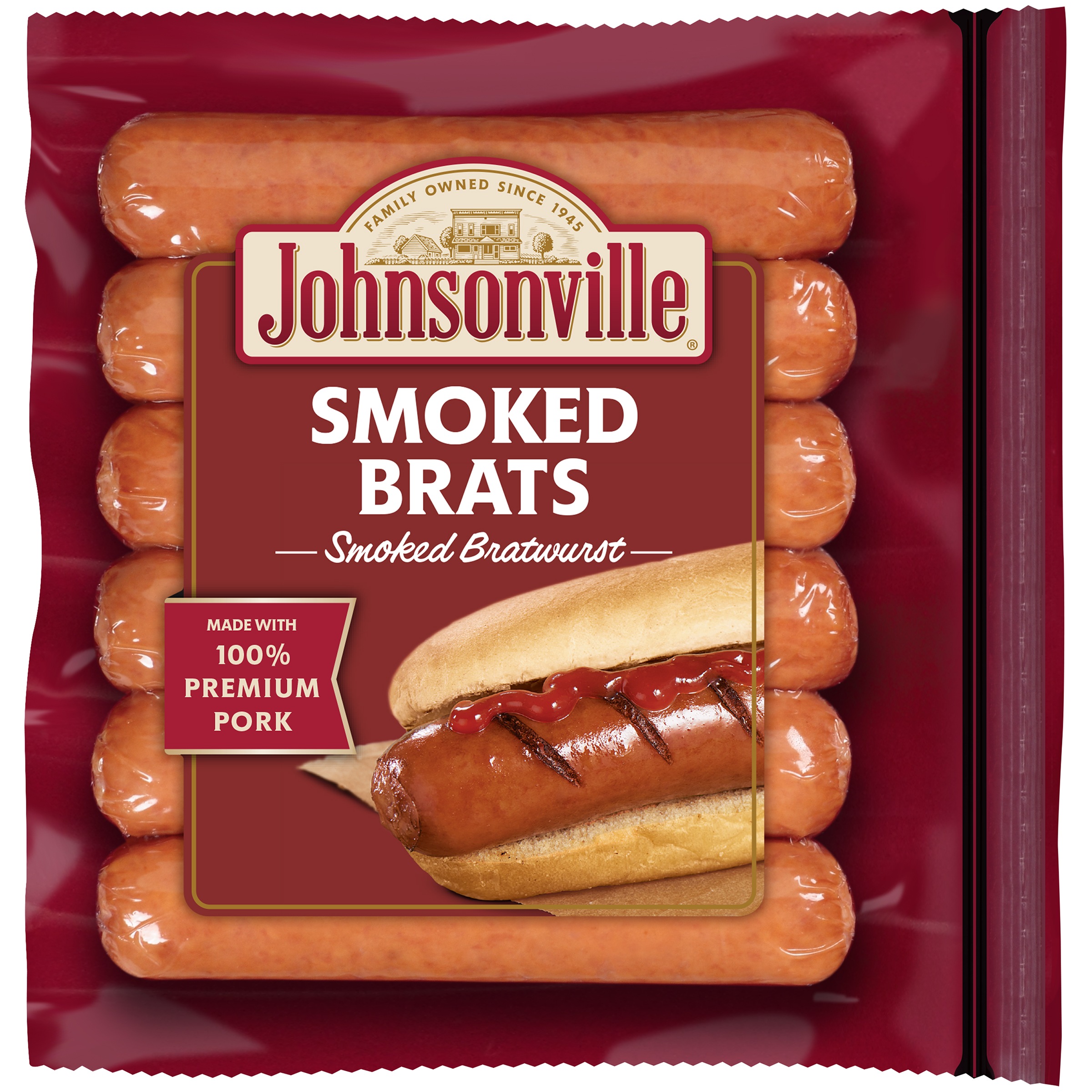 Buy Johnsonville Smoked Brats it's gluten free, low fodmap & keto