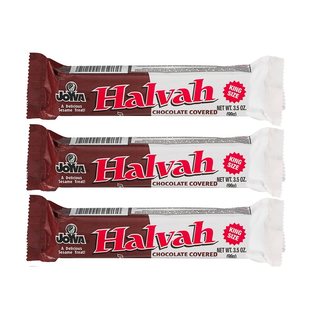 Joyva Chocolate Covered Halvah Bar Sesame Candy Tahini Israeli Kosher