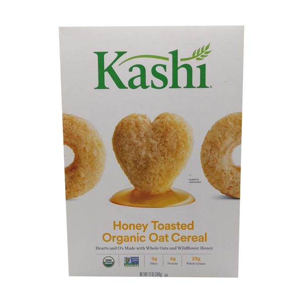 Buy Kashi Organic Honey Toasted Oat Cereal it's pescatarian, gluten