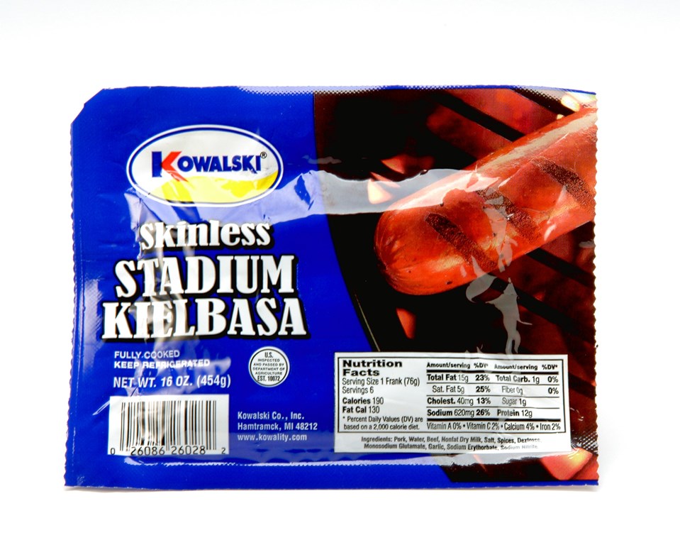 Buy Kowalski Skinless Stadium Kielbasa it's gluten free & keto