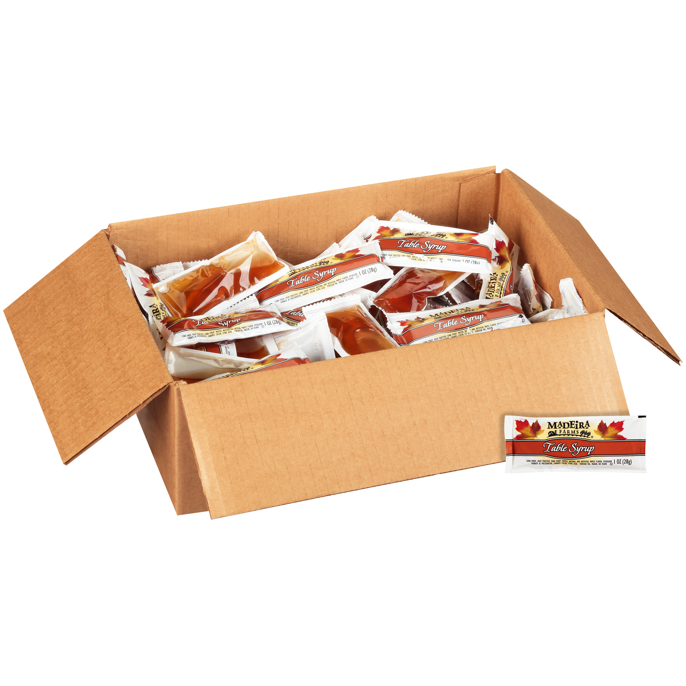 Buy Madeira Farms Single Serve Table Syrup it's vegetarian