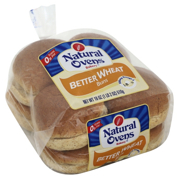 Natural Ovens Bakery Natural Ovens Bakery Wheat Buns Nutrition