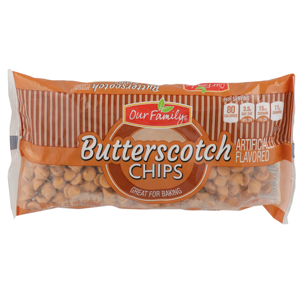 Buy Our Family Butterscotch Chips it's vegetarian, pescatarian