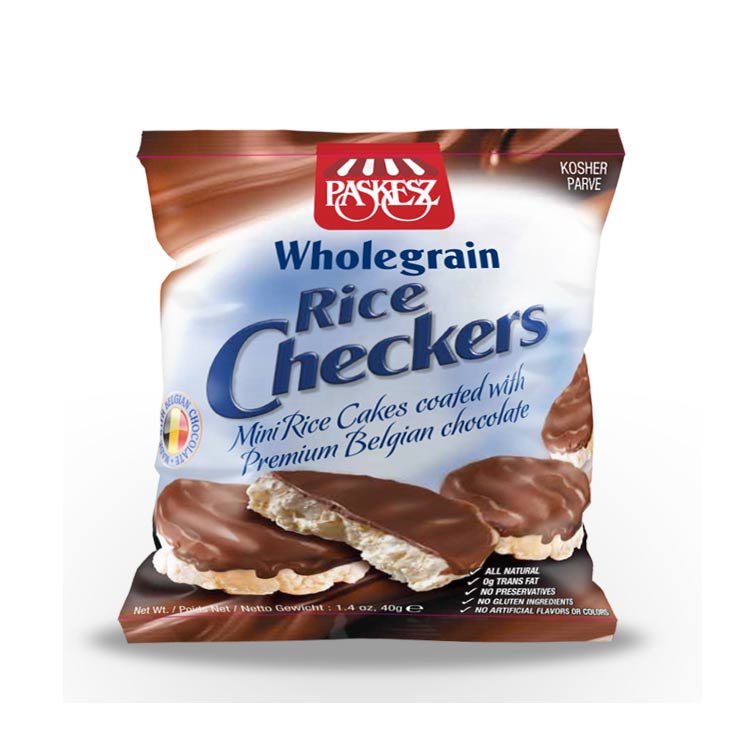 Buy Paskesz Checkers Mini Choc Rice Cakes - it's vegetarian ...