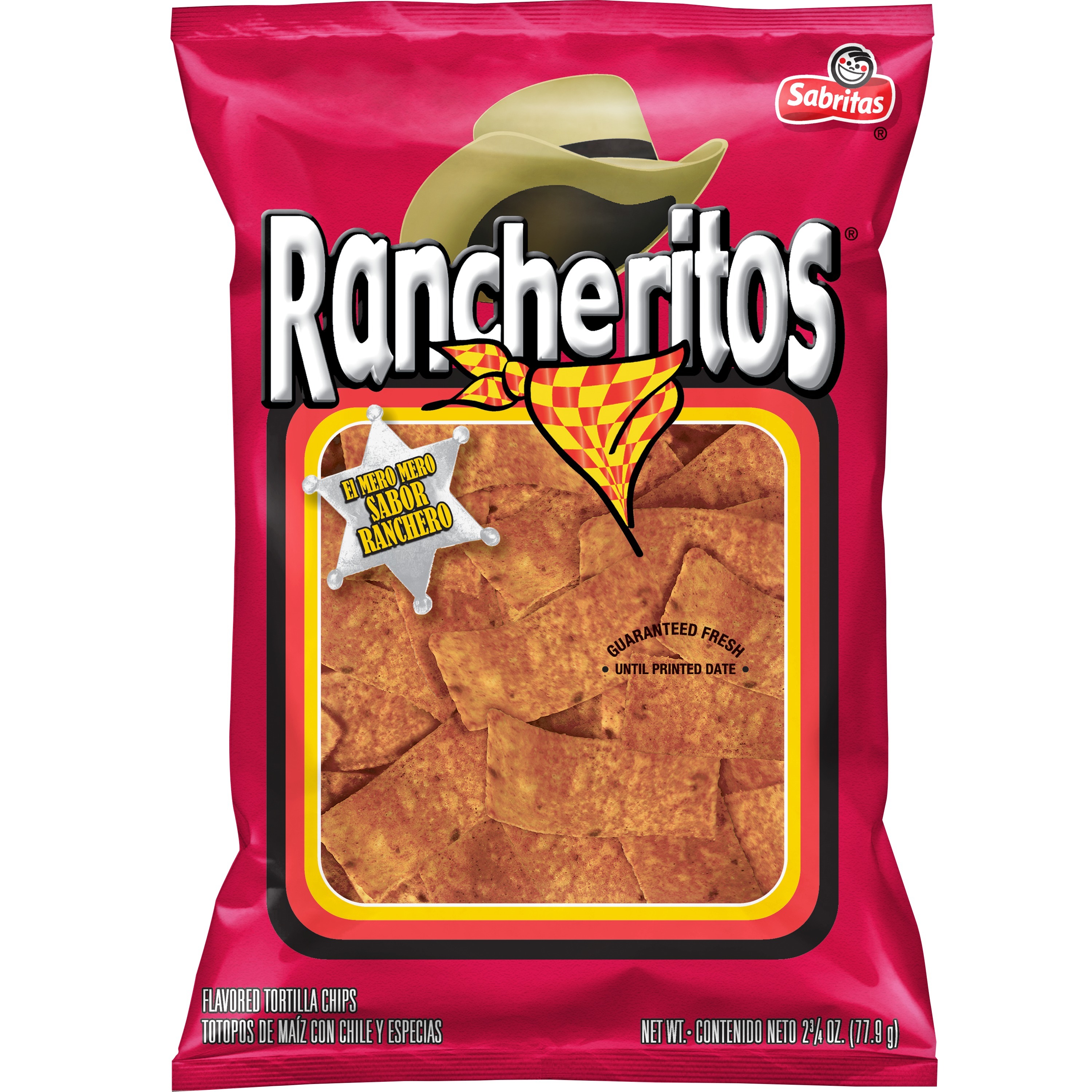 Sabritas Rancheritos Flavored Tortilla Chips Nutrition & Ingredients