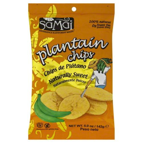 Samai Plantain Chips Naturally Sweet Nutrition Ingredients GreenChoice