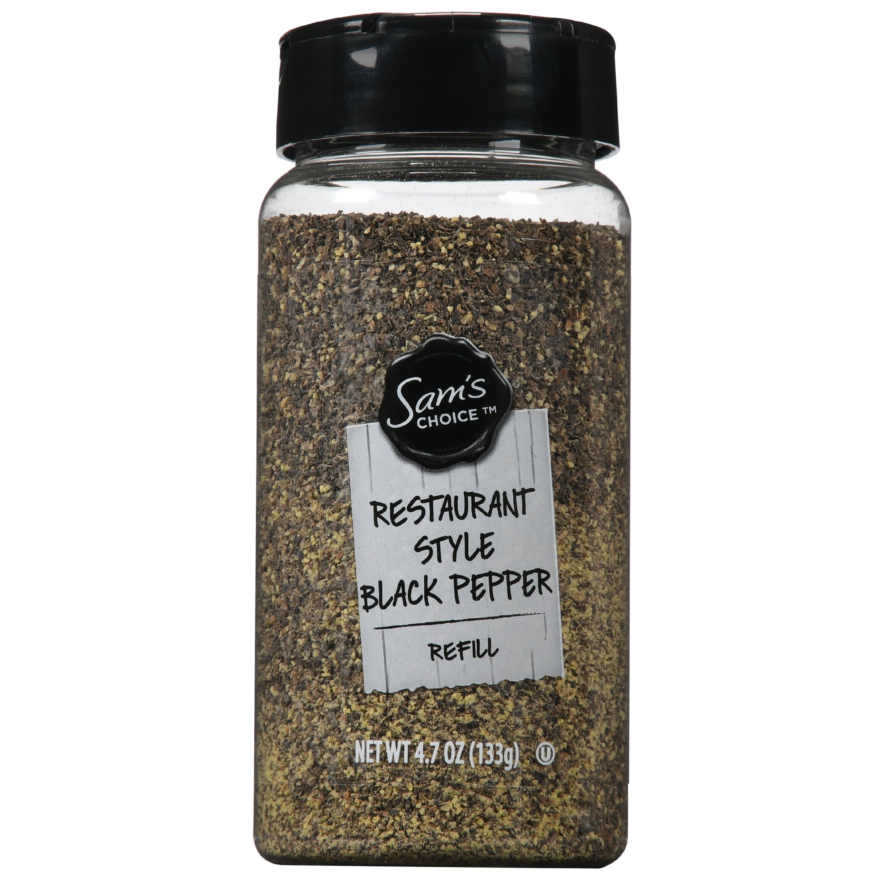 Buy Sams Choice Restaurant Style Black Pepper Refill it's vegetarian