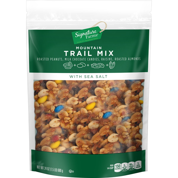 Signature Farms Trail Mix With Sea Salt Mountain Nutrition