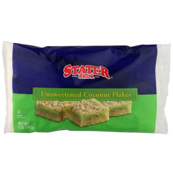 Stater Bros Unsweetened Coconut Flakes Nutrition & Ingredients