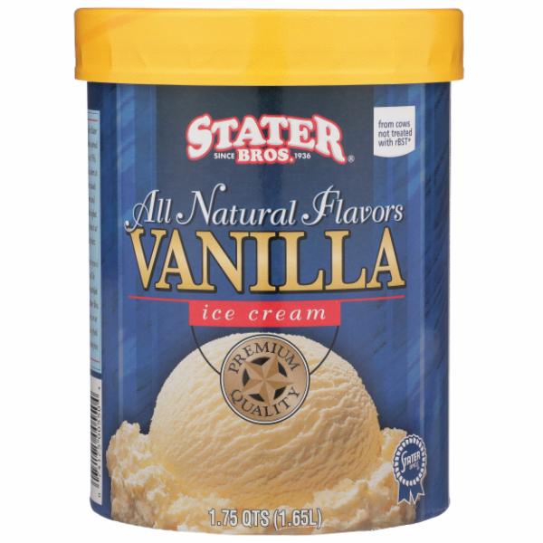 Stater Bros Vanilla Ice Cream Nutrition & Ingredients GreenChoice
