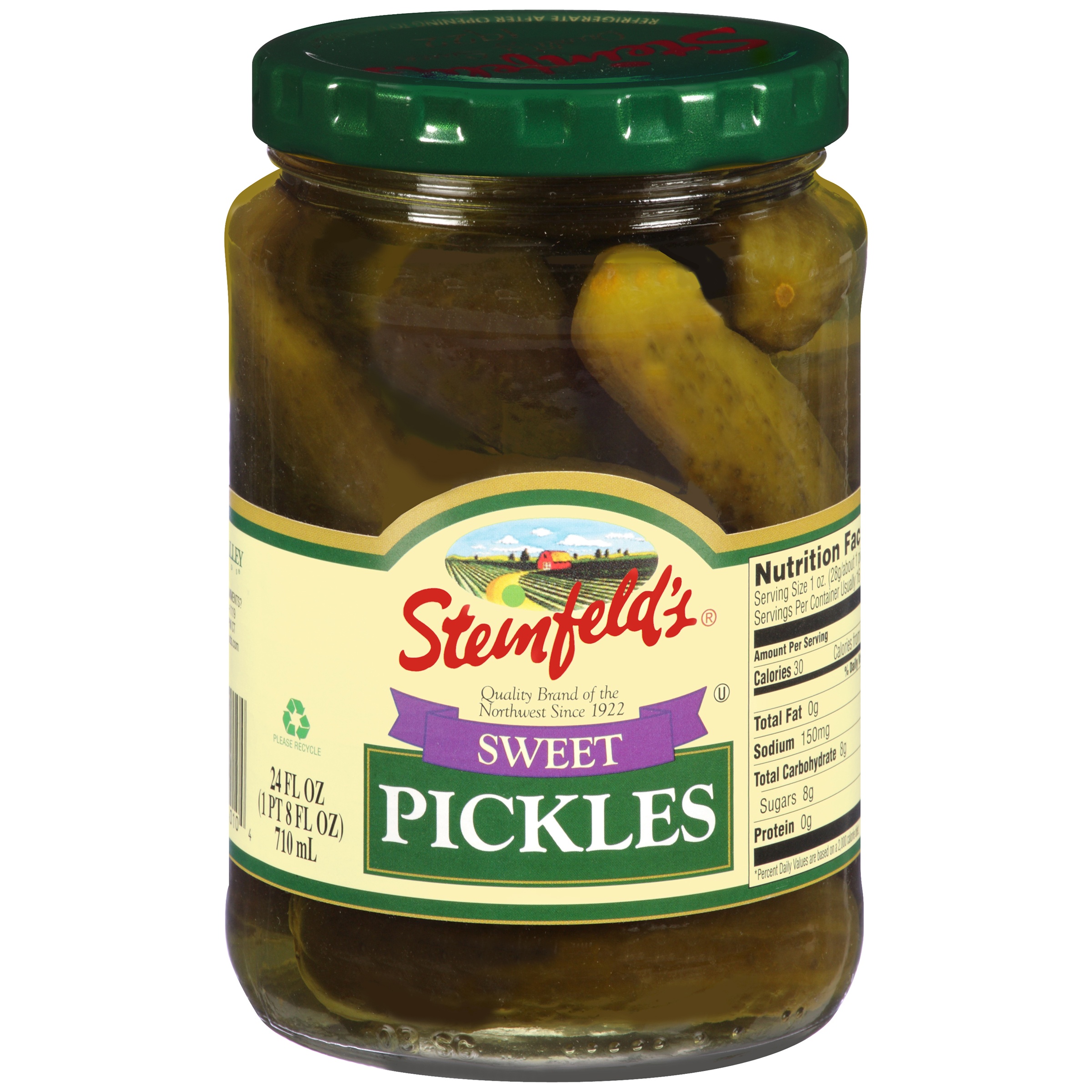Steinfeld's Sweet Pickles Nutrition & Ingredients GreenChoice