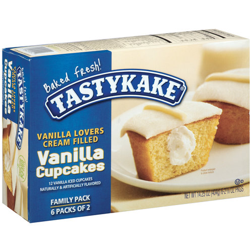 Buy Tasty Baking Tastykake Vanilla Lovers Cupcakes it's vegetarian