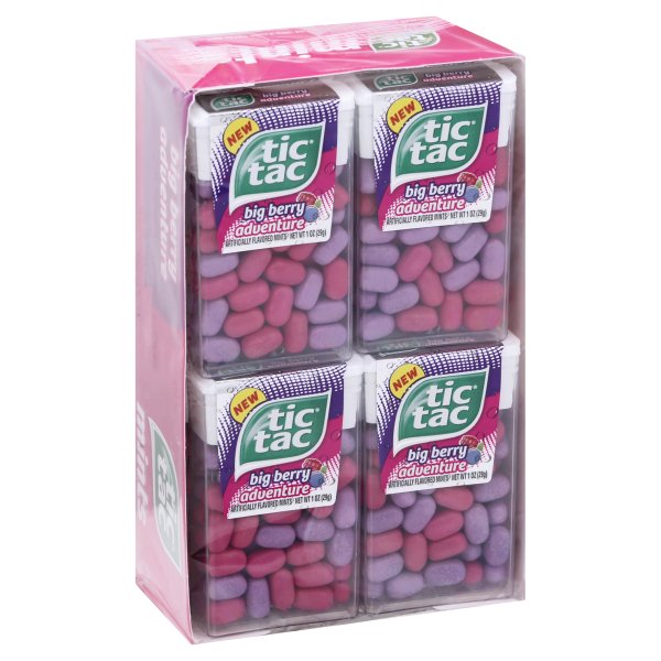 Buy Tic Tac Fresh Breath Mints Big Berry Adventure it's vegetarian