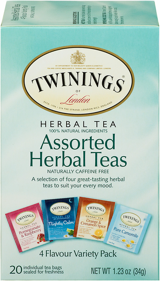 Twinings Of London Assorted Herbal Teas Nutrition & Ingredients