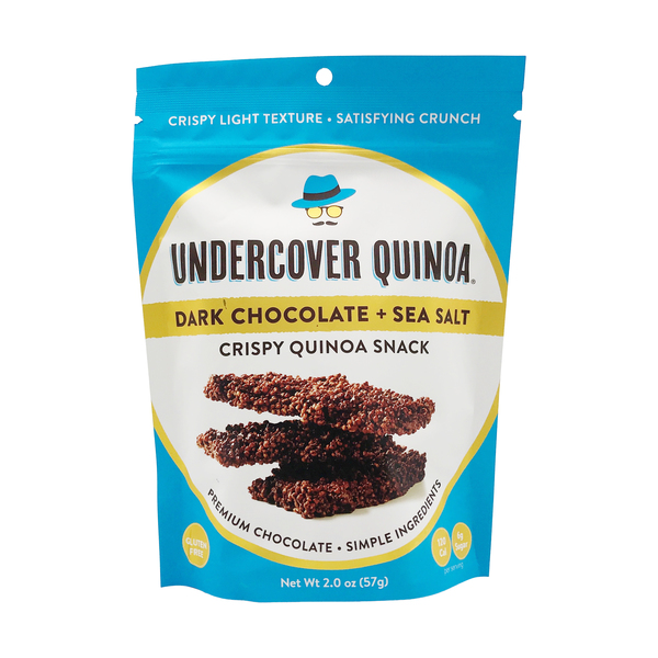 Buy Undercover Chocolate Co . Dark Sea Salt Crispy Quinoa Snack it's