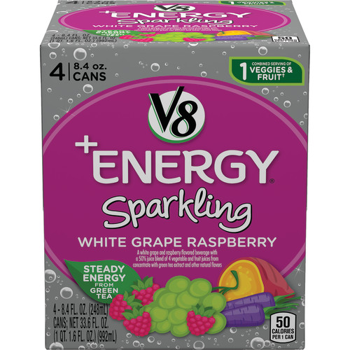 Grape Raspberry Energy Sparkling White Grape Raspberry: Nutrition & Ingredients ...
