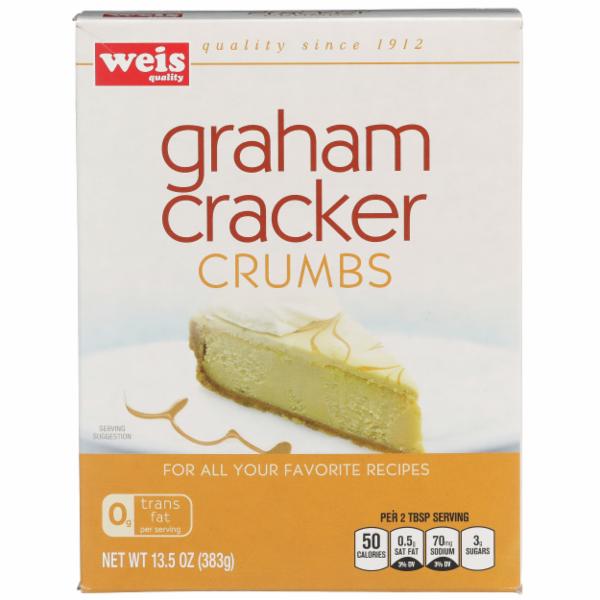Buy Weis Quality Graham Cracker Crumbs it's vegetarian, pescatarian