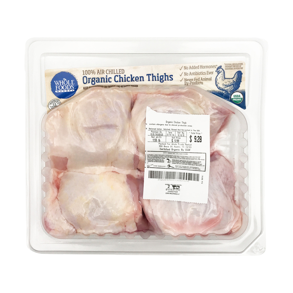 Whole Foods Market Organic Chicken Thighs Nutrition & Ingredients