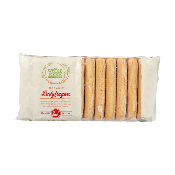 Whole Foods Market Organic Ladyfingers Nutrition & Ingredients